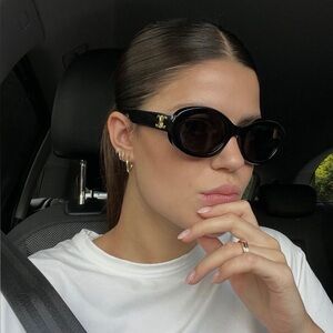 Celine Triomphe Oval Sunglasses
